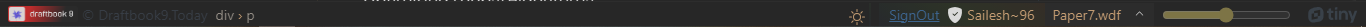 Status Bar Visual
